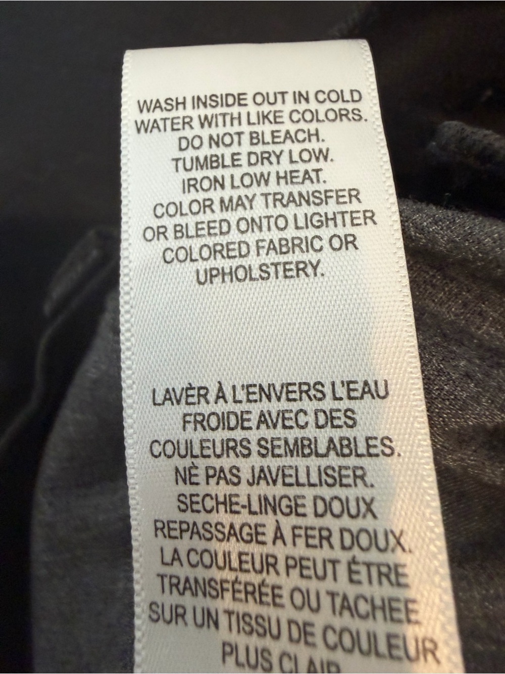 FRAME Le Palazzo Crop Film Noir Black Wide Leg Raw Hem Jeans Size 30 - Picture 13 of 13
